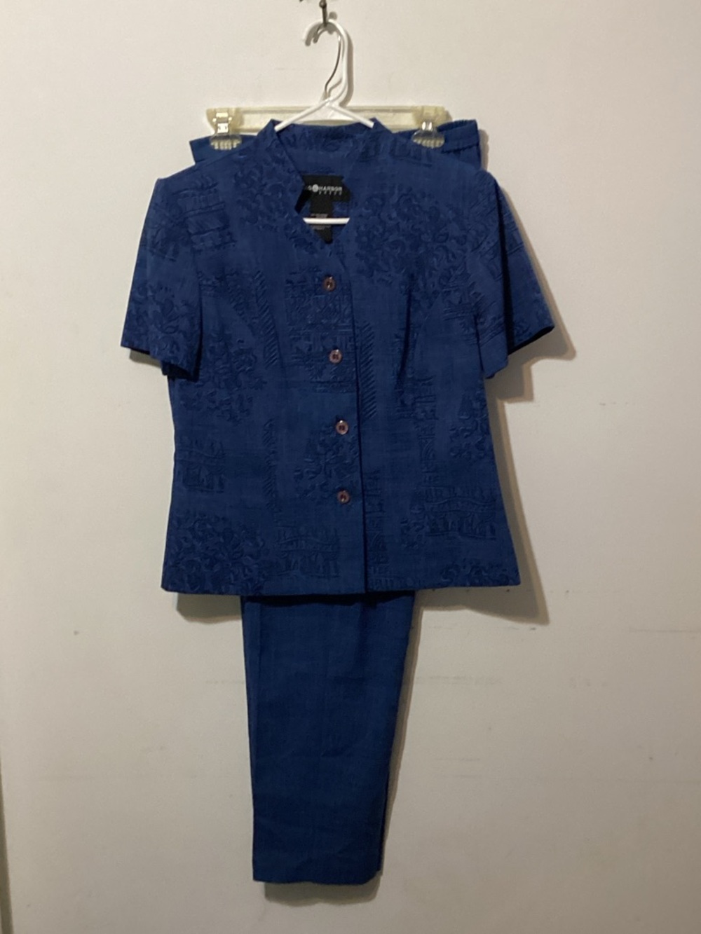 Vintage 90's  Sag Harbor 2-Piece Pant Set Size 8 Talla Floral cottagecore